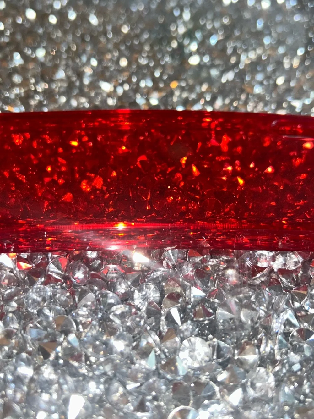 Red Clear Protective Case for iPhone XS